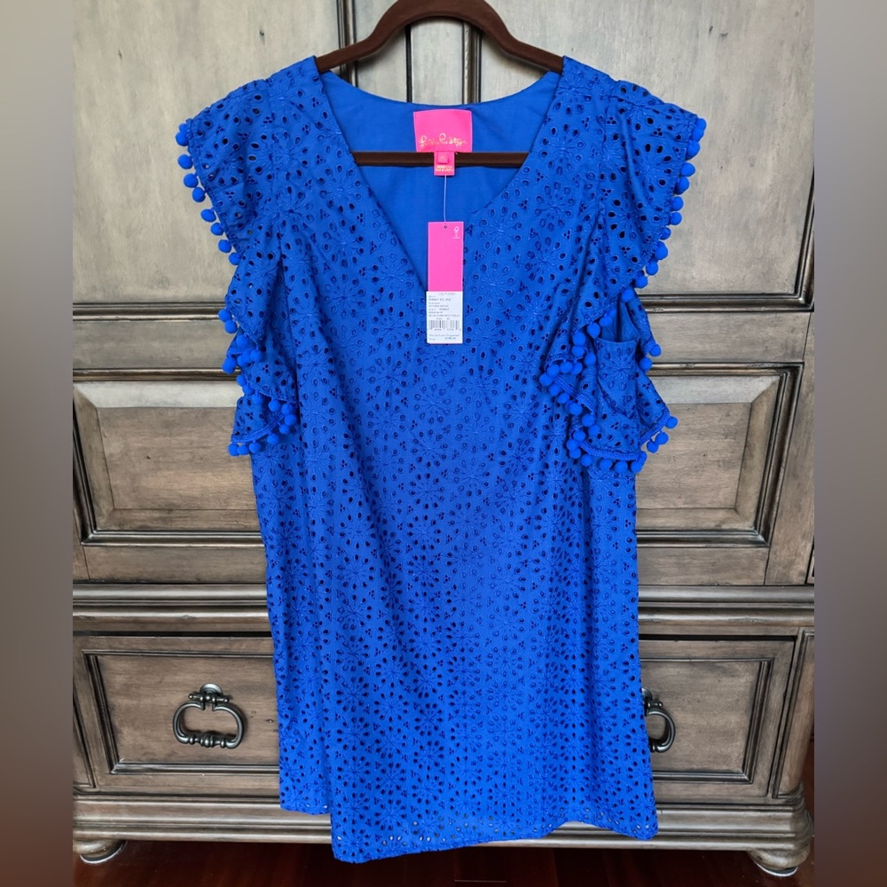 Lilly Pulitzer Astara dress baha blue sz xl